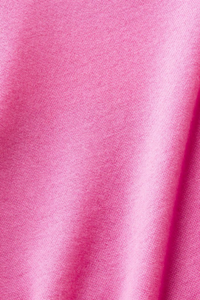 Melanżowy kardigan z kaszmiru, PINK FUCHSIA, detail image number 4