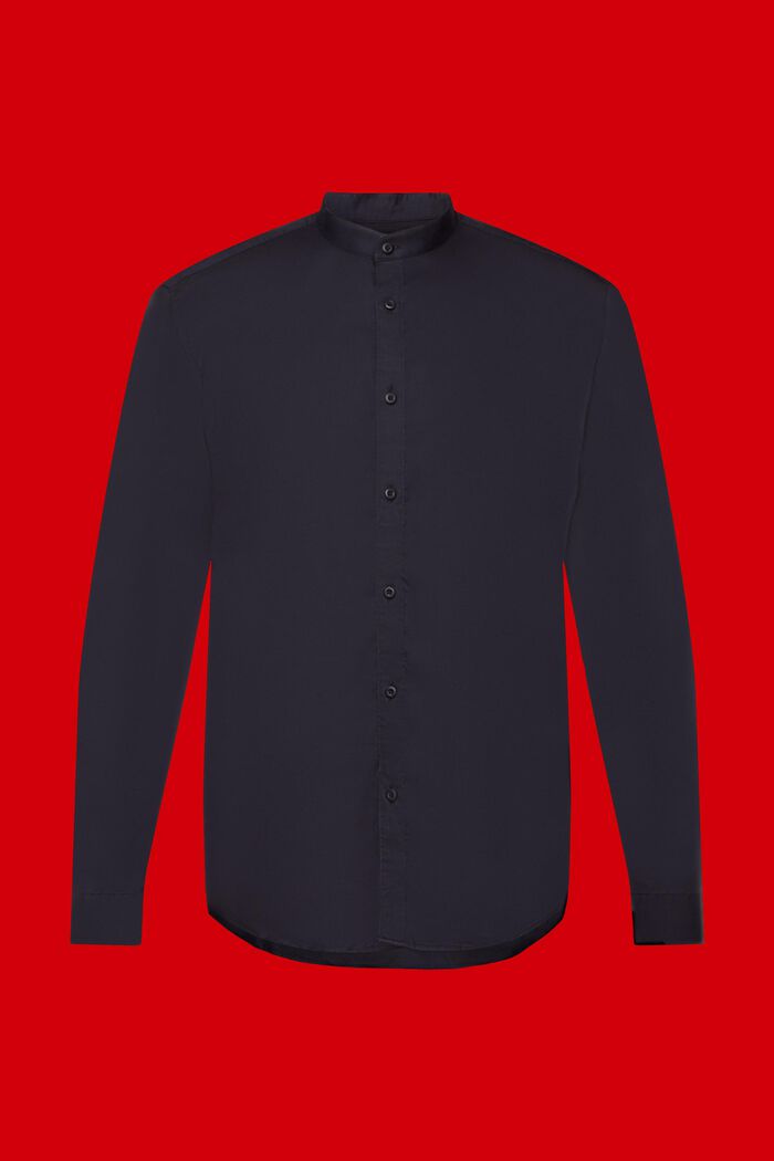 Koszula slim fit ze stójką, BLACK, detail image number 5