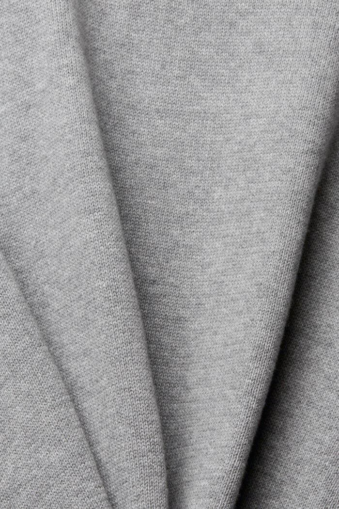 Dzianinowy sweter o fasonie relaxed fit, MEDIUM GREY, detail image number 1