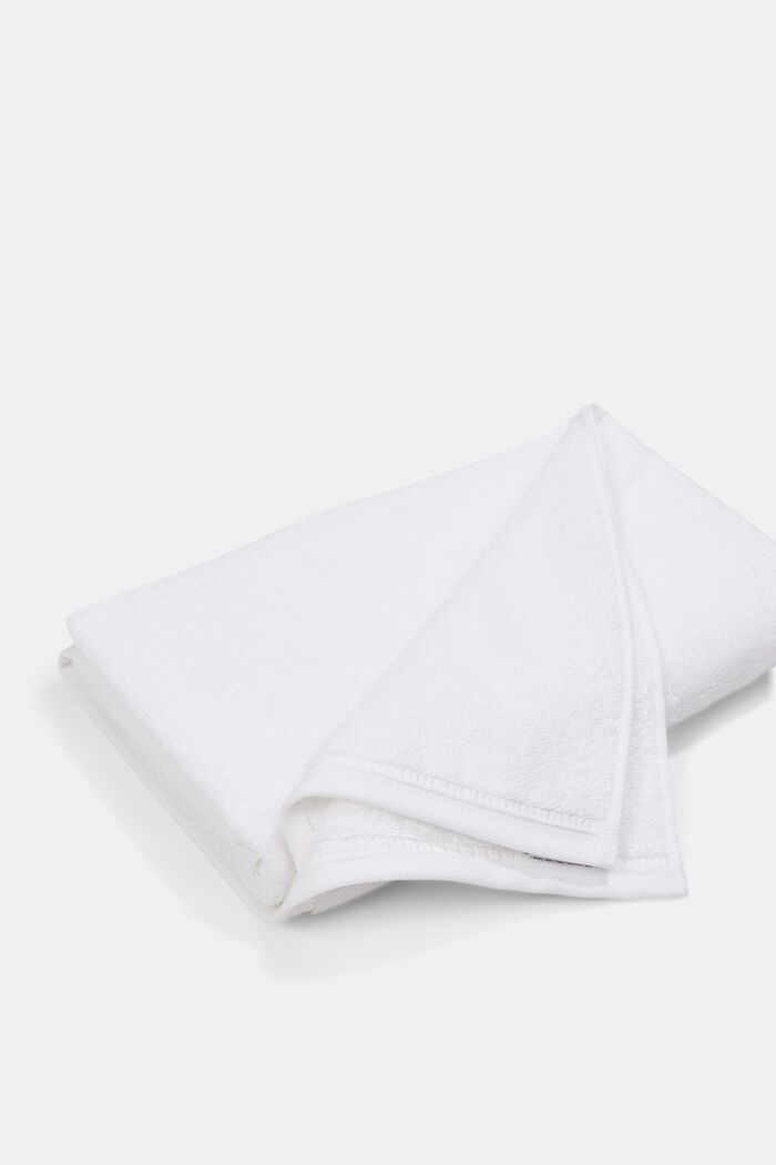 Z włóknem TENCEL™: zestaw 3 ręczników z froty, WHITE, detail image number 1