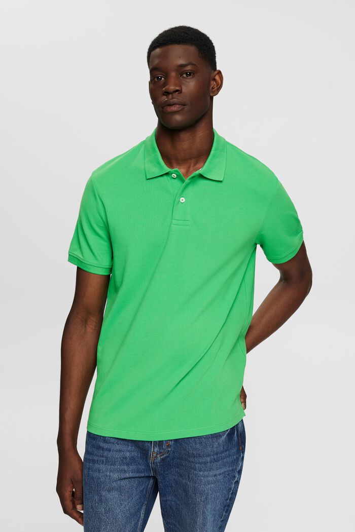 Koszulka polo, fason slim fit, GREEN, detail image number 0