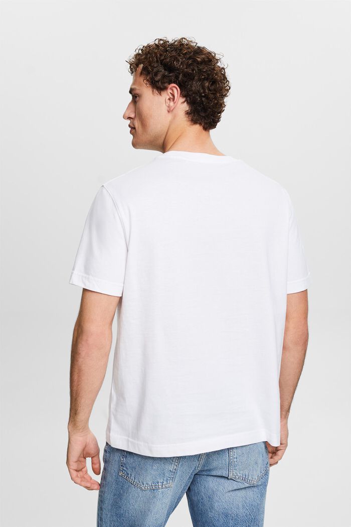 T-shirt z graficznym nadrukiem, WHITE, detail image number 3