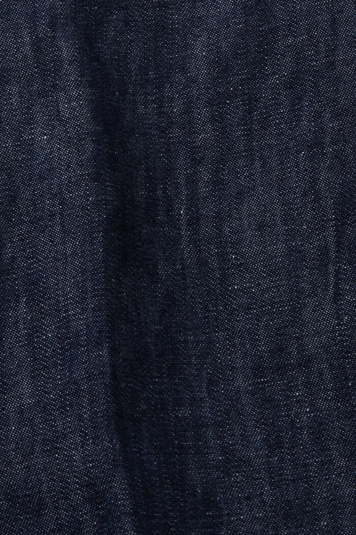 Szorty chino w dżinsowym stylu, BLUE BLACK, detail image number 8
