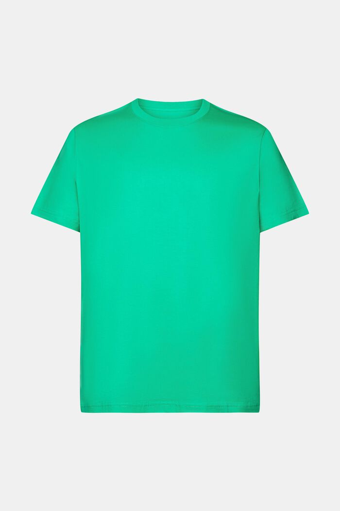 T-shirt z dżerseju z bawełny pima, GREEN, detail image number 7