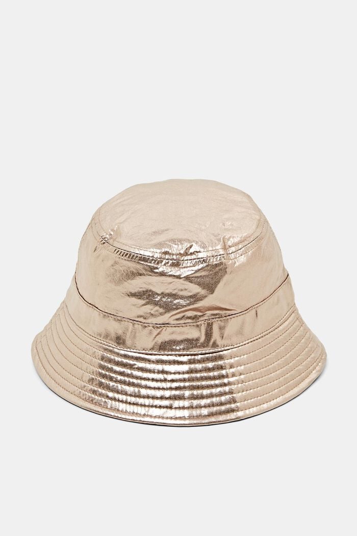 Metaliczny kapelusz rybacki, GOLD, detail image number 0