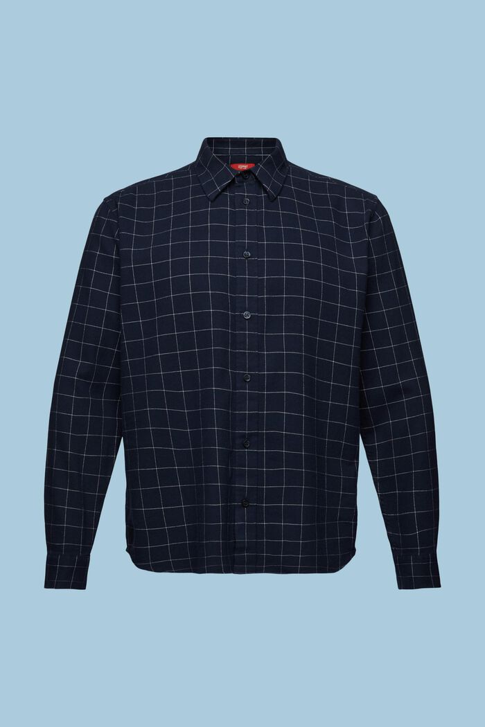 Koszula flanelowa w kratkę, fason regular fit, NAVY, detail image number 6
