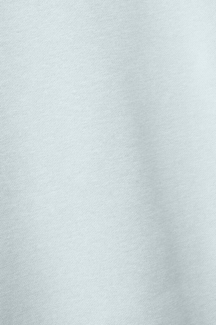 Bluza z kapturem z polaru z logo, unisex, PASTEL BLUE, detail image number 7