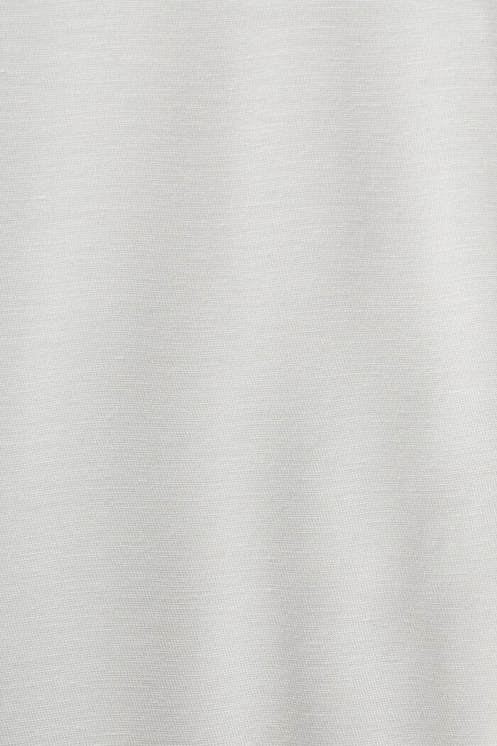 Koszulka z długim rękawem i golfem, TENCEL™, OFF WHITE, detail image number 5