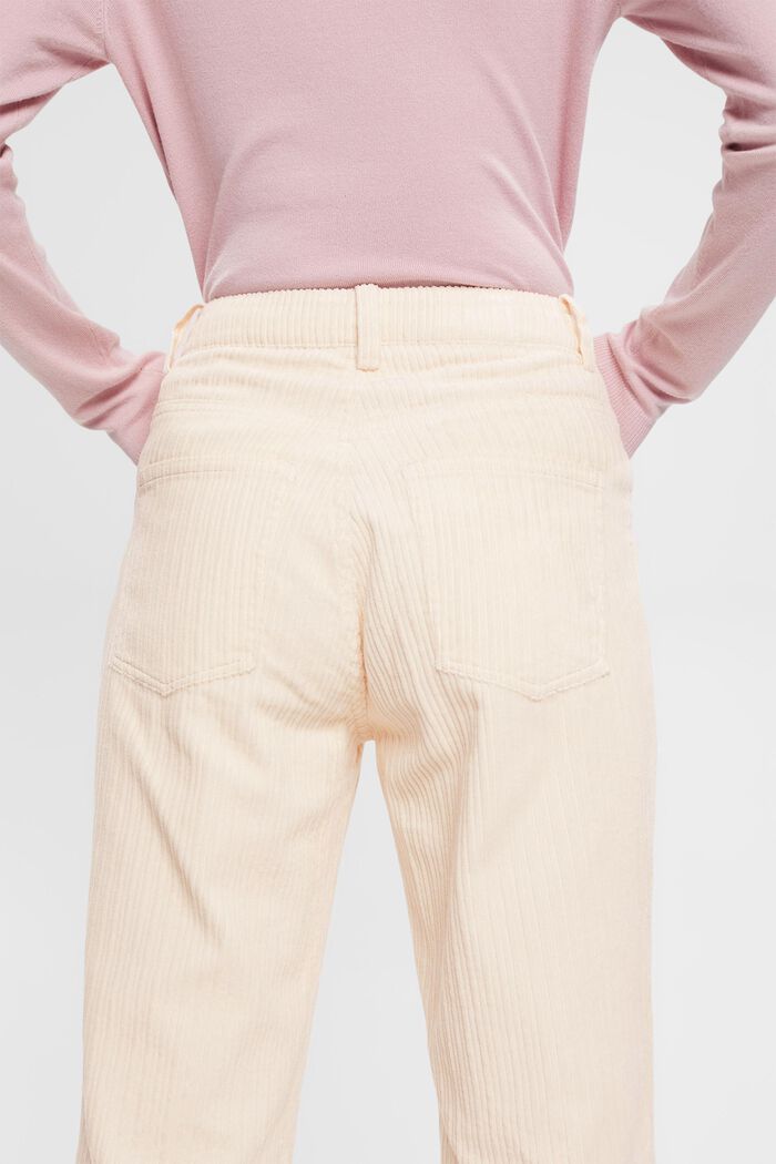 Spodnie z szerokimi nogawkami ze sztruksu mix & match, OFF WHITE, detail image number 5