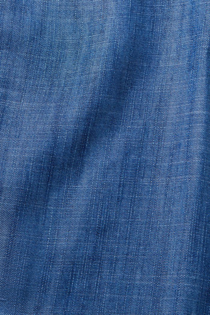 Z tkaniny TENCEL™: spódnica midi o wyglądzie dżinsu, BLUE MEDIUM WASHED, detail image number 5