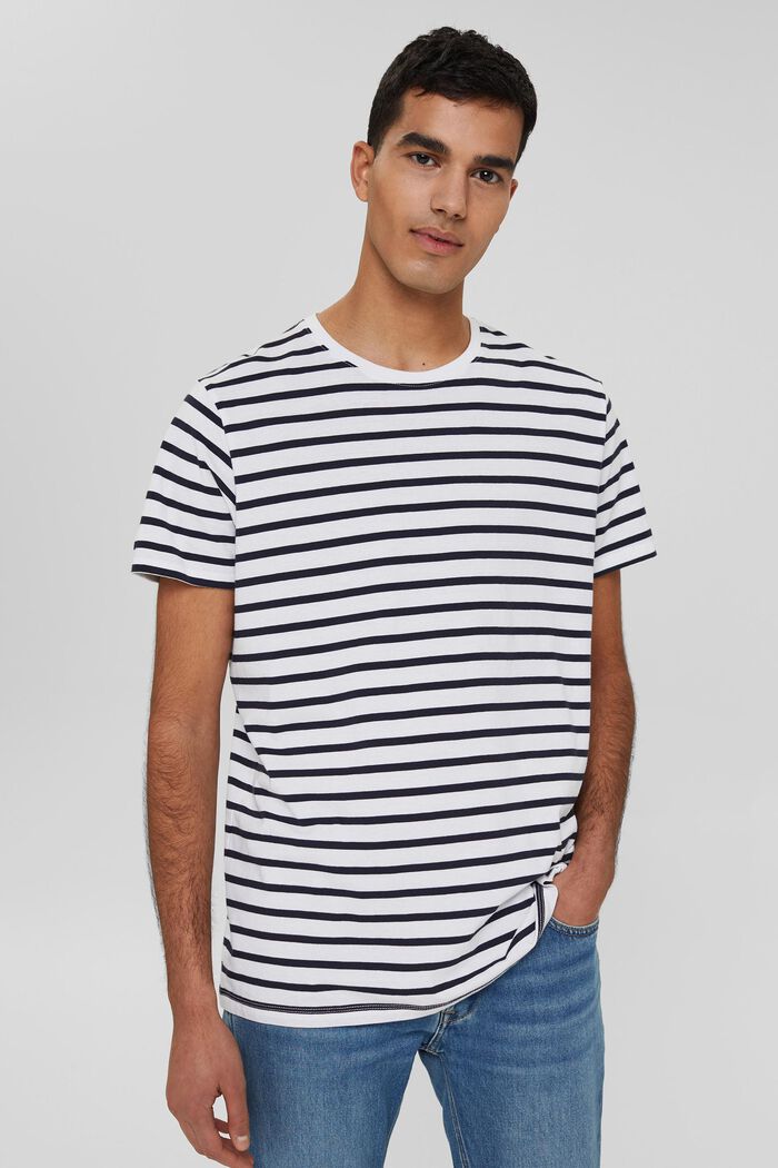 Jerseyowa koszulka w 100% z bawełny, WHITE, detail image number 0