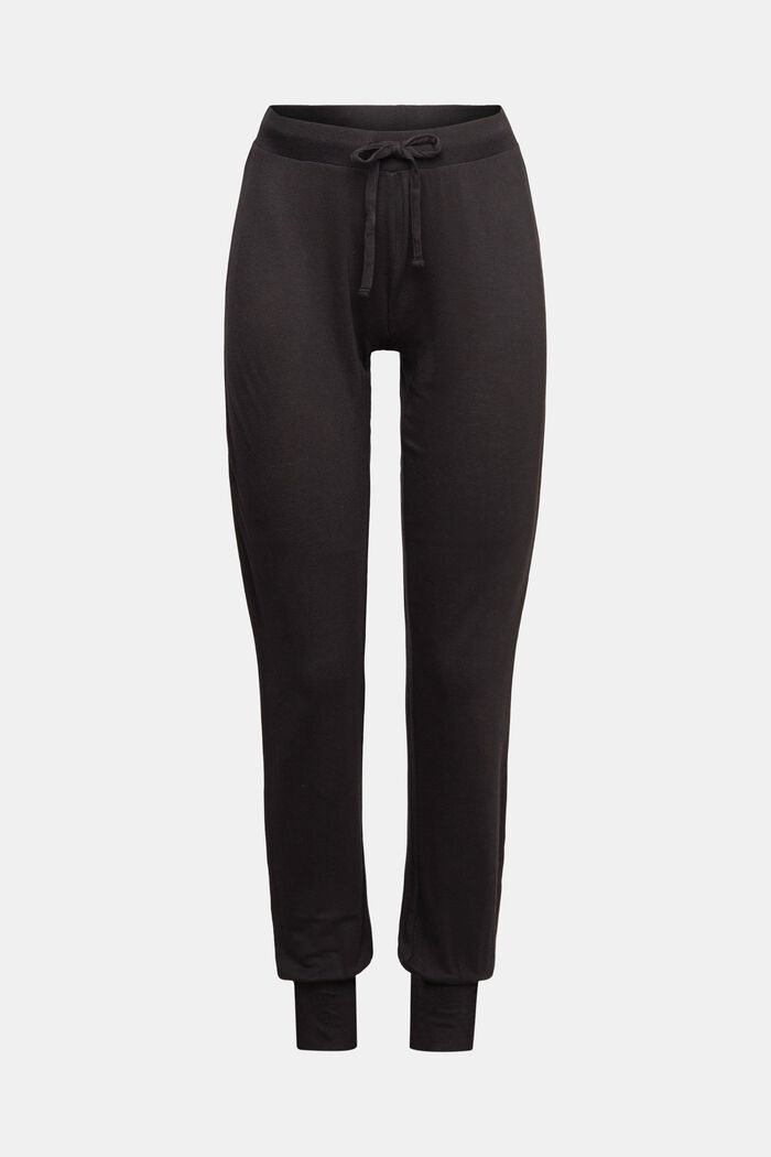 Spodnie od piżamy z LENZING™ ECOVERO™, BLACK, detail image number 6
