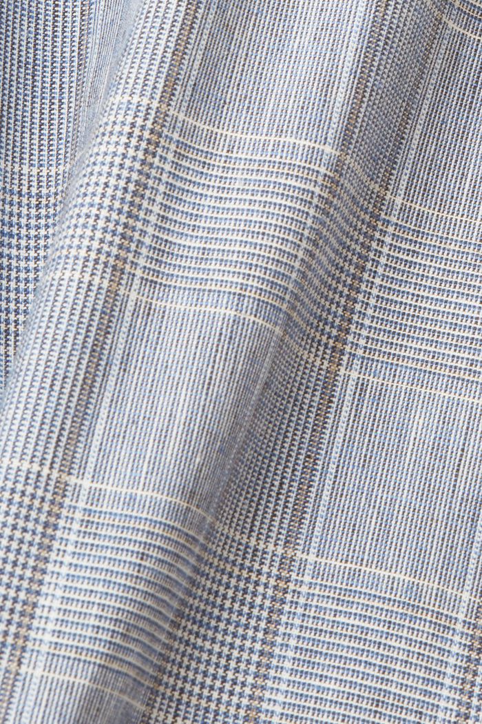 Spodnie od garnituru w kratkę, slim fit, LIGHT BLUE, detail image number 6