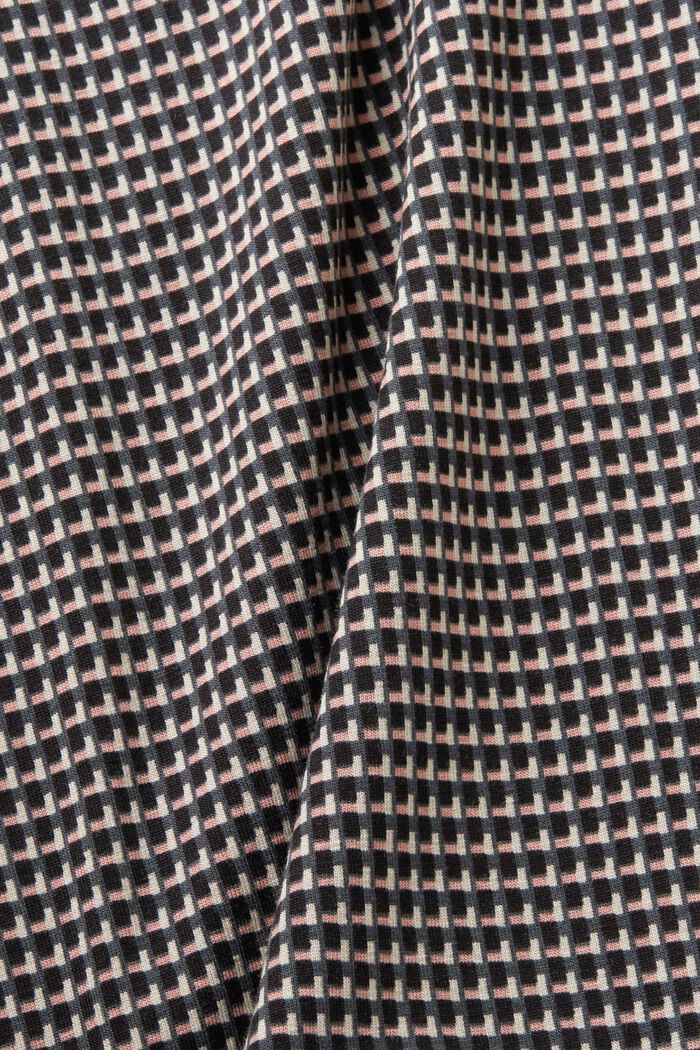Piżama ze wzorem na całej powierzchni, BLACK, detail image number 4