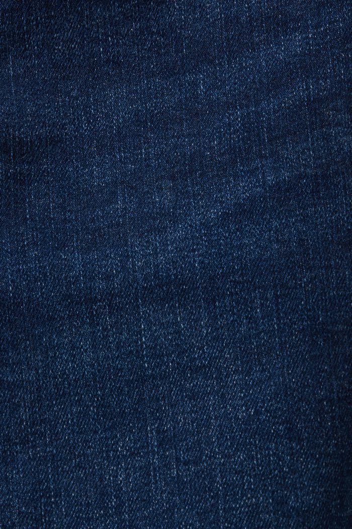 Dżinsy skinny ze średnim stanem, BLUE DARK WASHED, detail image number 5