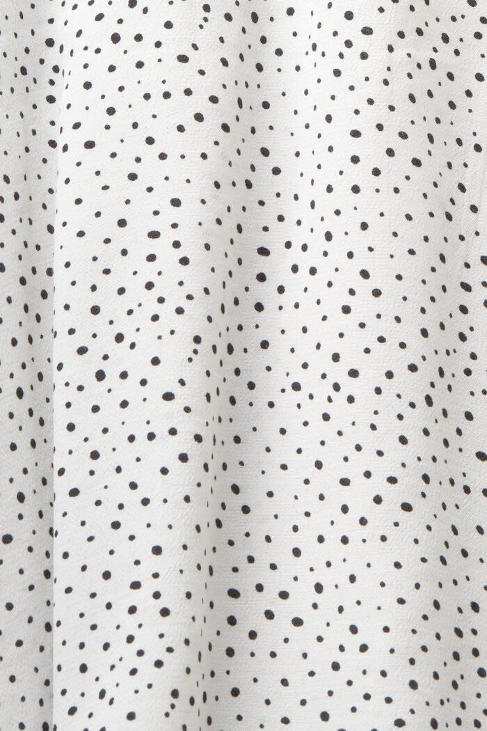 Bluzka z krepy z nadrukiem, OFF WHITE, detail image number 5