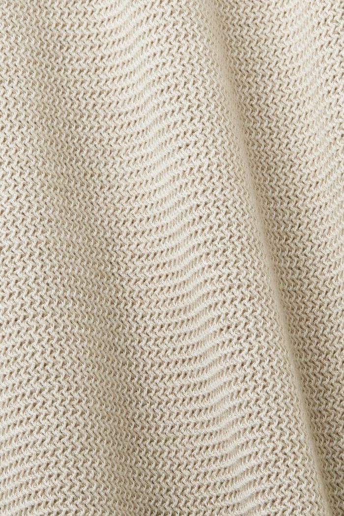 Sweter w paski, LIGHT TAUPE, detail image number 4