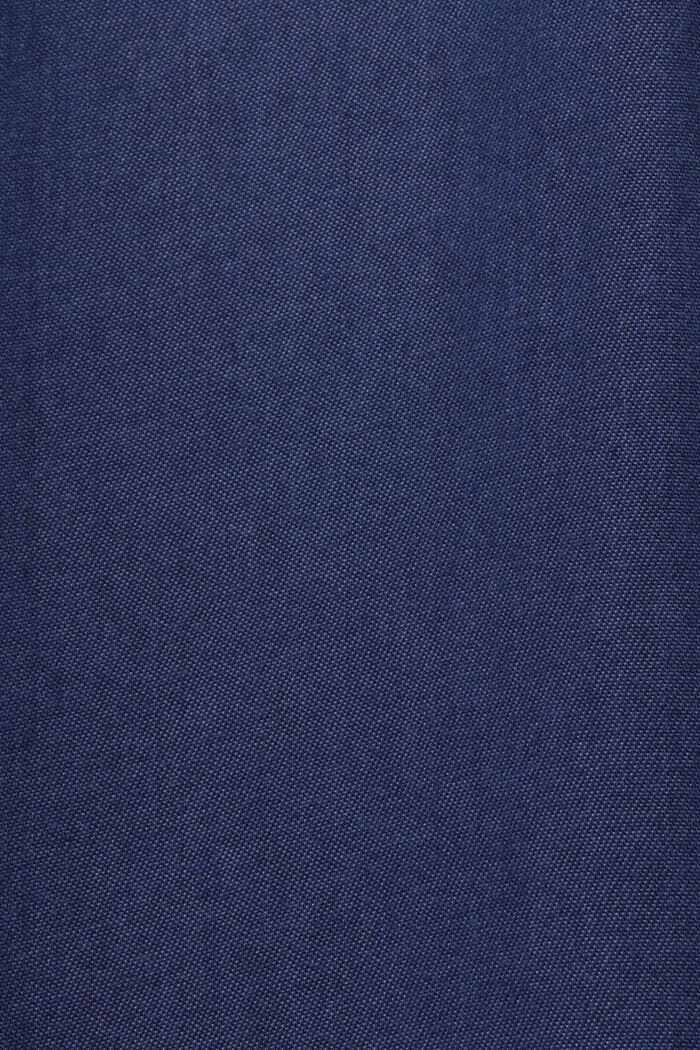 Sukienka koszulowa w dżinsowym stylu z paskiem, TENCEL™, BLUE DARK WASHED, detail image number 5