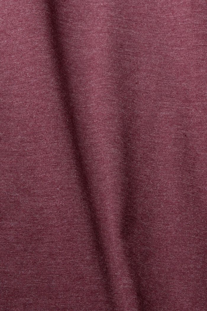 Góra od piżamy z długim rękawem, BORDEAUX RED, detail image number 1