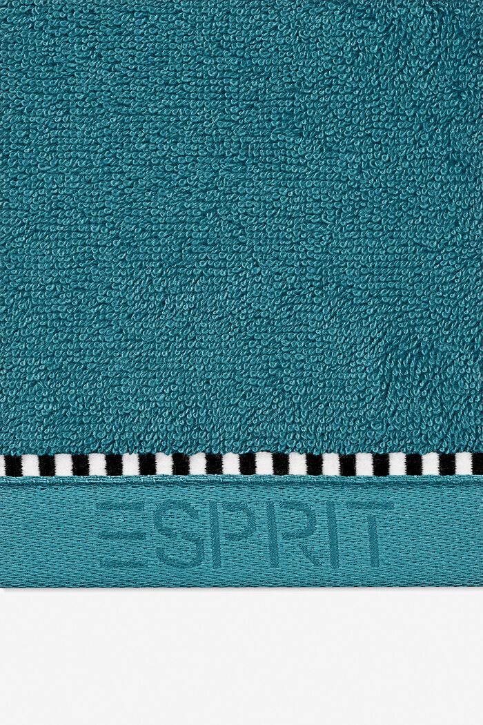 Z TENCELEM™: seria jednokolorowych ręczników z froty, TEAL, detail image number 0