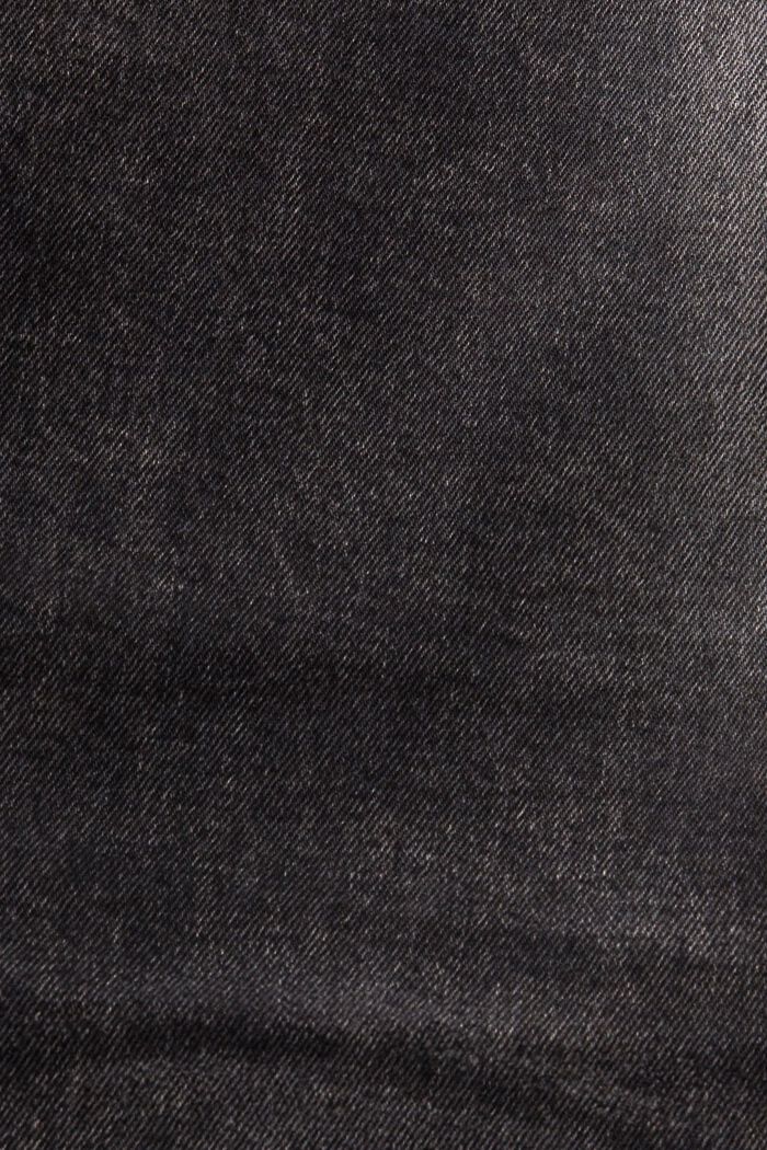 Elastyczne dżinsy z efektem sprania, BLACK MEDIUM WASHED, detail image number 7