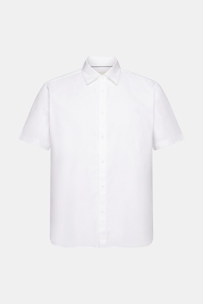 Koszula z ekologicznej bawełny z krótkimi rękawami, WHITE, detail image number 5