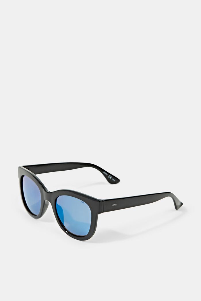 Lustrzane okulary przeciwsłoneczne, BLUE, detail image number 2