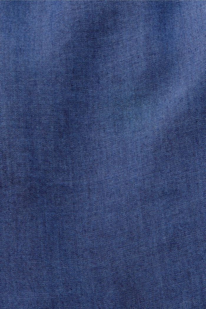 Oversizowa bluzka koszulowa, TENCEL™, BLUE DARK WASHED, detail image number 6