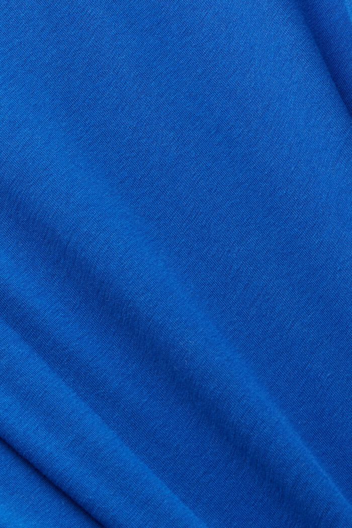 Bawełniany T-shirt z graficznym nadrukiem, BRIGHT BLUE, detail image number 5