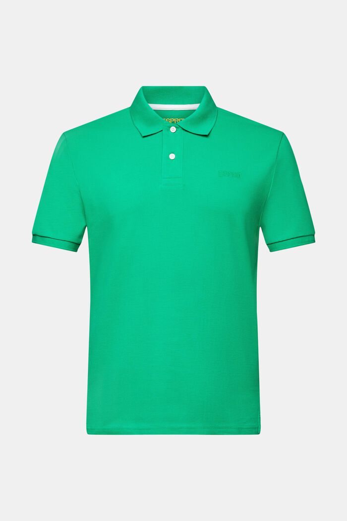 Koszulka polo z piki, GREEN, detail image number 6