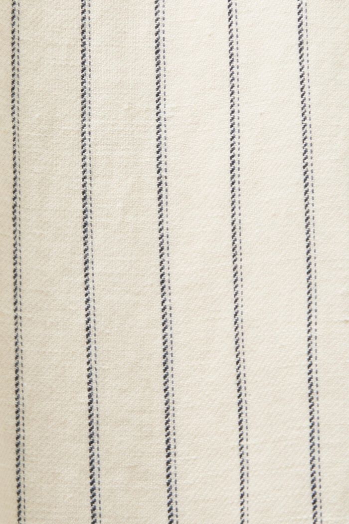 Kuloty z wiązanym paskiem, mieszanka bawełny i lnu, ICE, detail image number 6