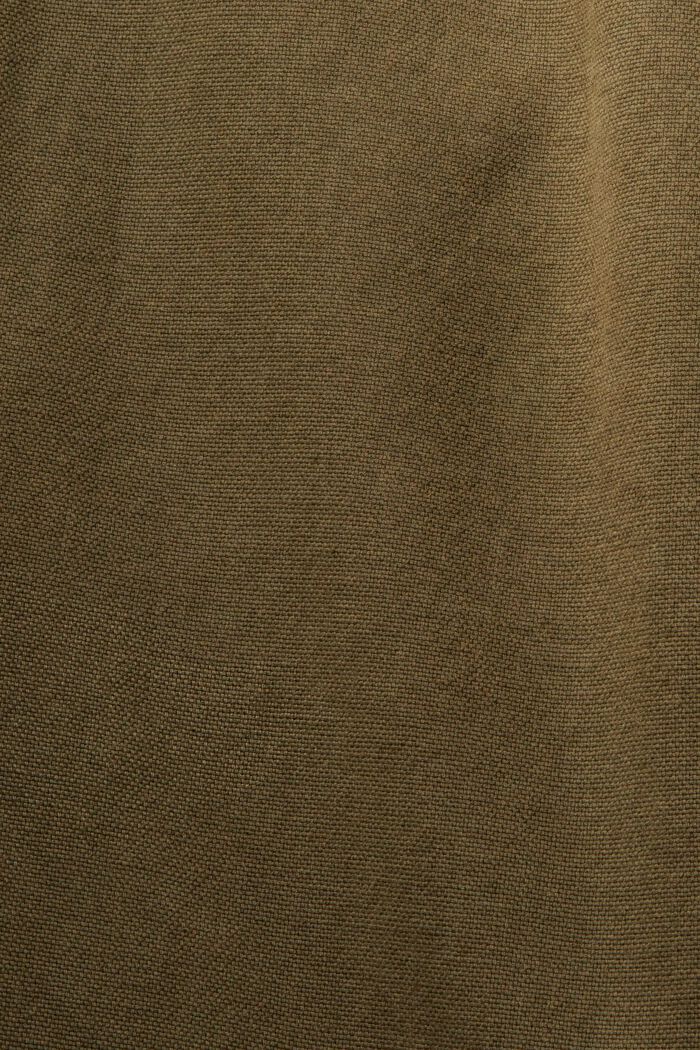 Bojówki z mieszanki materiałów z włóknem TENCEL™, KHAKI GREEN, detail image number 5
