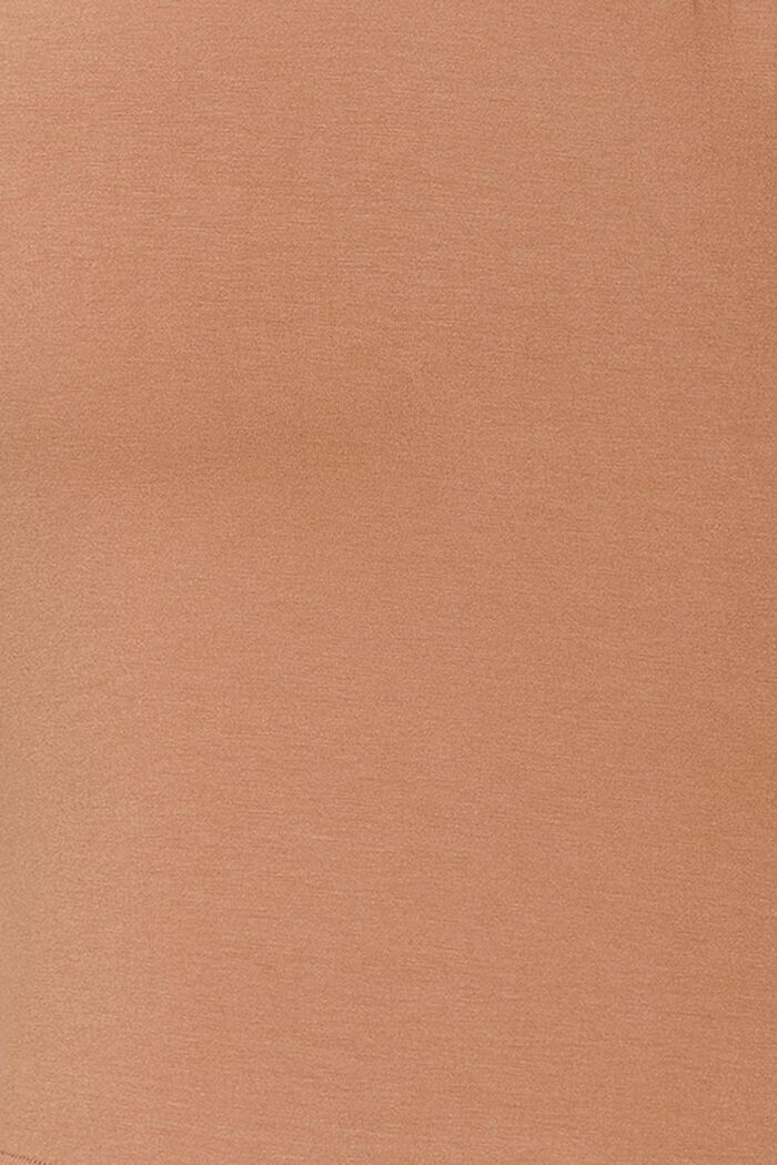 Koszulka z długim rękawem z funkcją karmienia, LENZING™ ECOVERO™, TOFFEE BROWN, detail image number 4