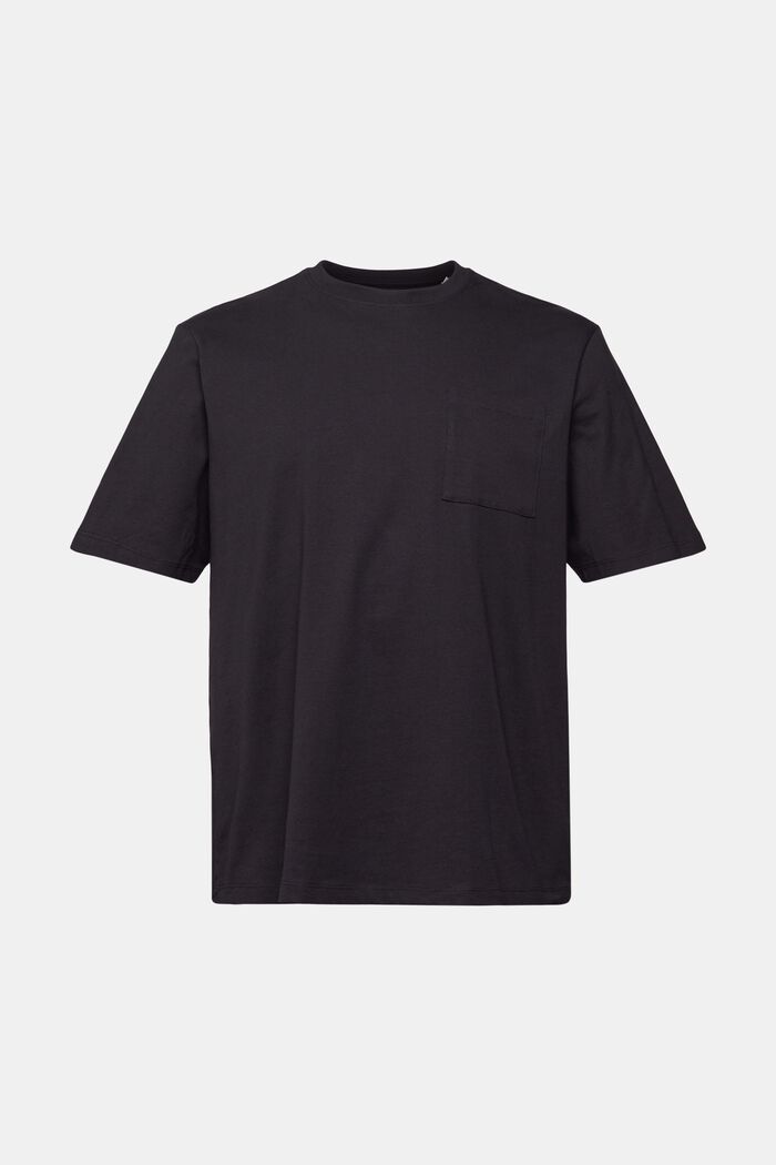 T-shirt z dżerseju, 100% bawełny, BLACK, detail image number 2