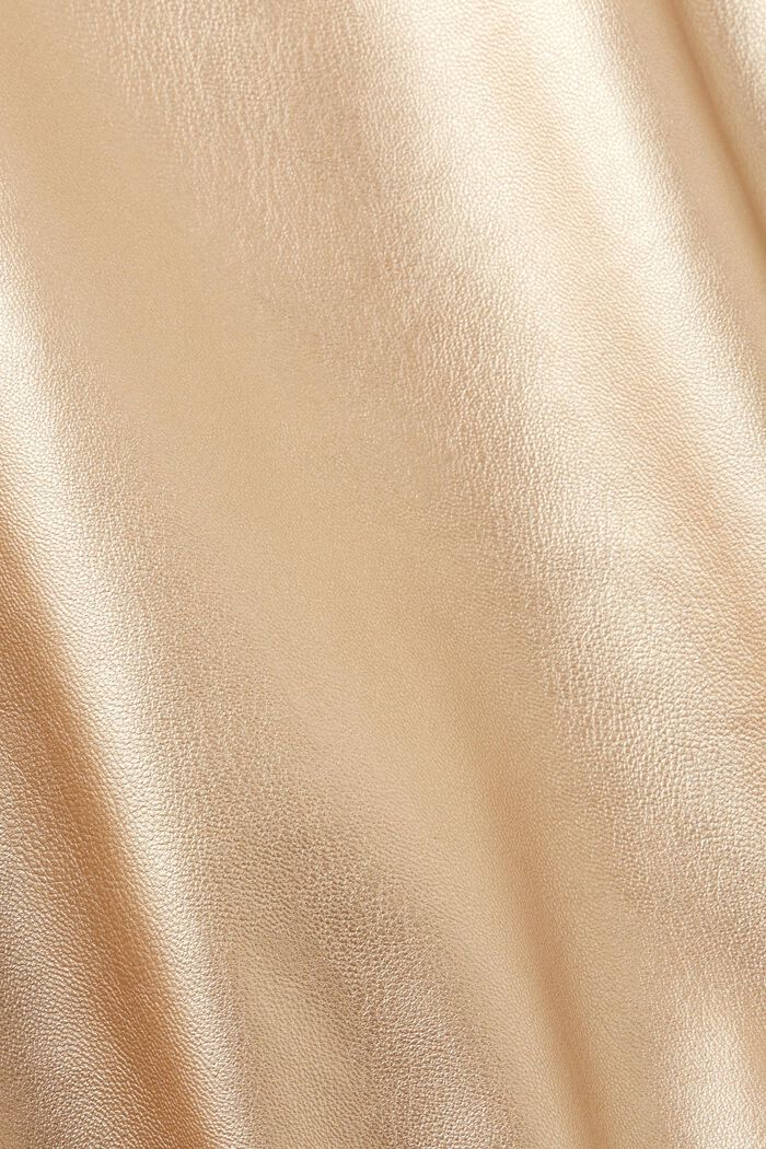 Krótka kurtka z połyskiem, GOLD, detail image number 6
