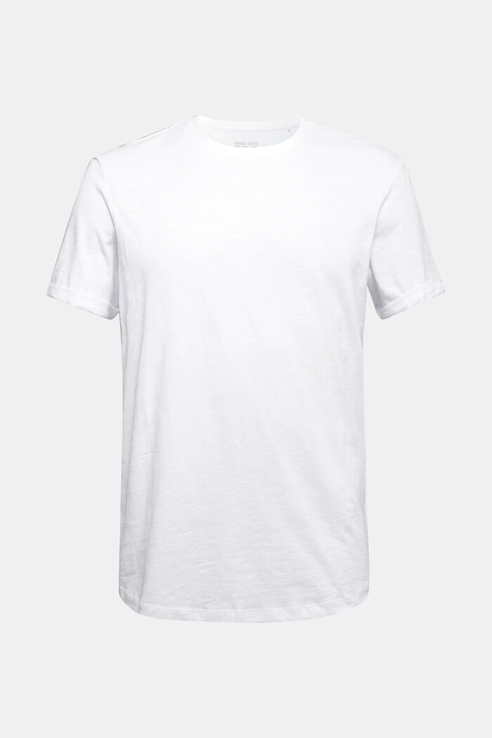 Koszulka z jerseyu w 100% z bawełny organicznej, WHITE, overview