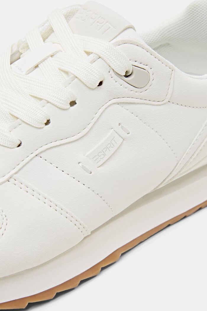 Wegańskie sneakersy ze sznurowaniem, OFF WHITE, detail image number 3