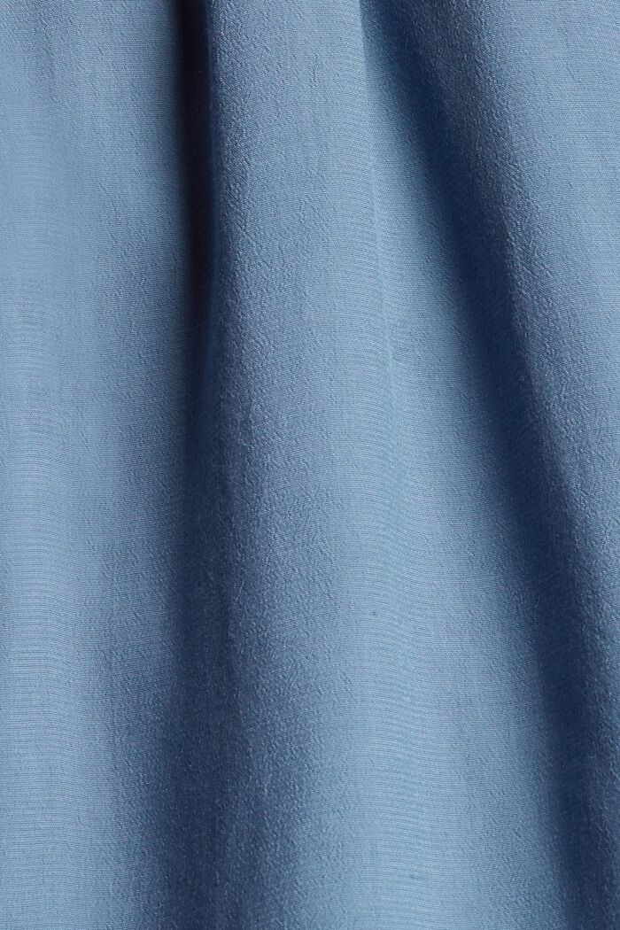 Taliowana sukienka midi, LENZING™ ECOVERO™, GREY BLUE, detail image number 1