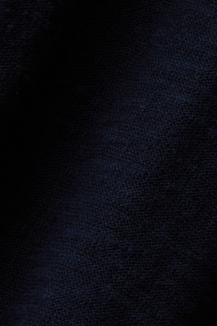 Sweter z krótkim rękawem, mieszanka bawełny i lnu, NAVY, detail image number 5