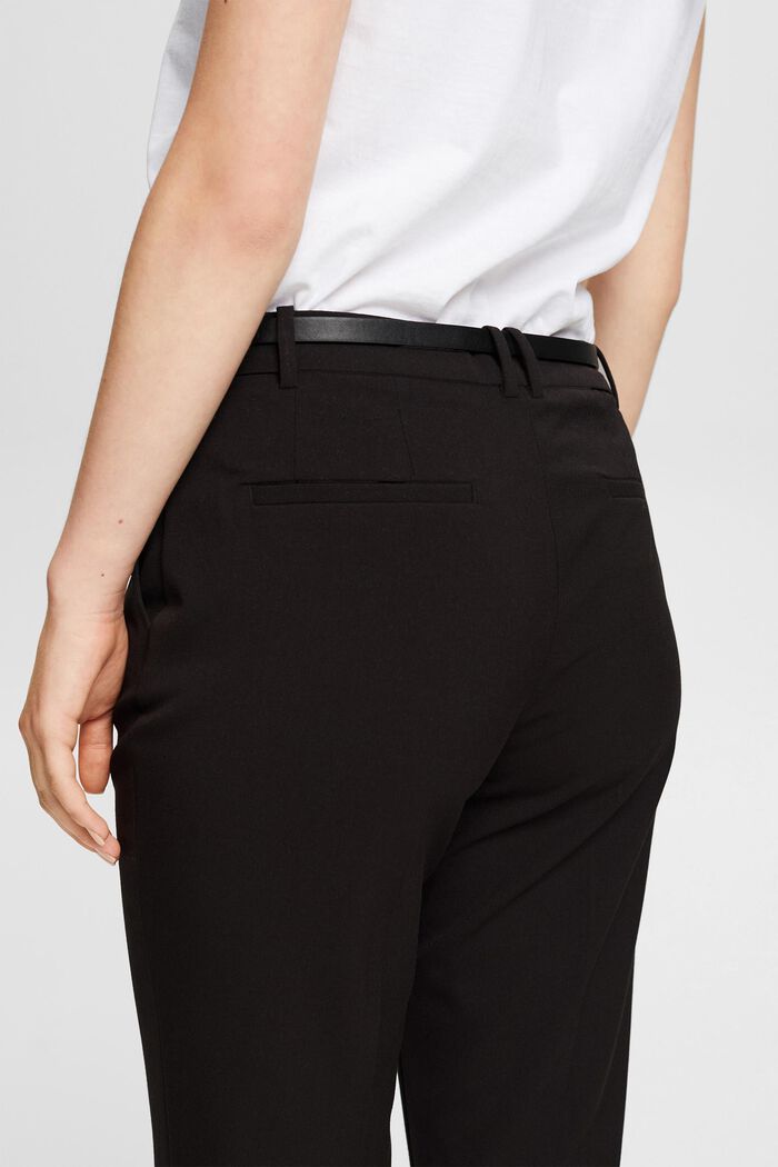 Spodnie PURE BUSINESS mix & match, BLACK, detail image number 4