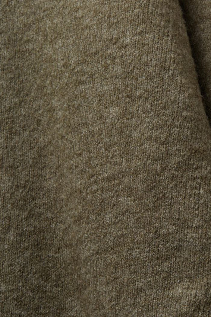 Sweter z półgolfem, KHAKI GREEN, detail image number 5