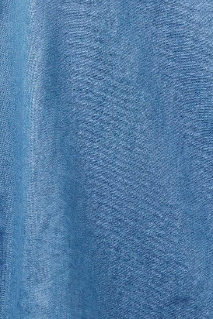Dżinsowa bluzka bez rękawów, BLUE LIGHT WASHED, detail image number 5