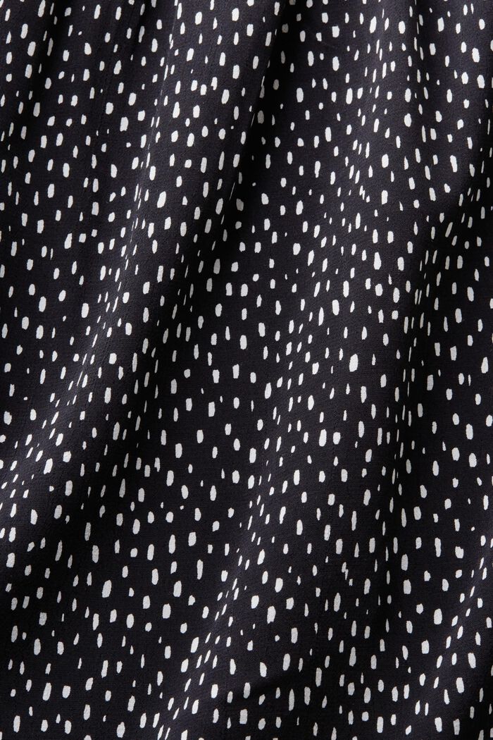 Wzorzysta sukienka, LENZING™ ECOVERO™, BLACK, detail image number 5