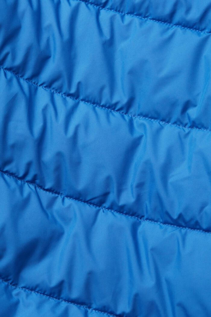 Pikowana kurtka z podszewką w kontrastowym kolorze, BLUE, detail image number 1
