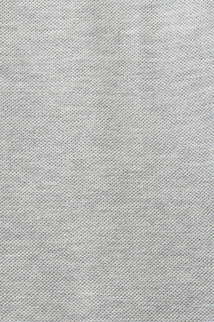 Koszulka polo z bawełny pima, LIGHT GREY, detail image number 5