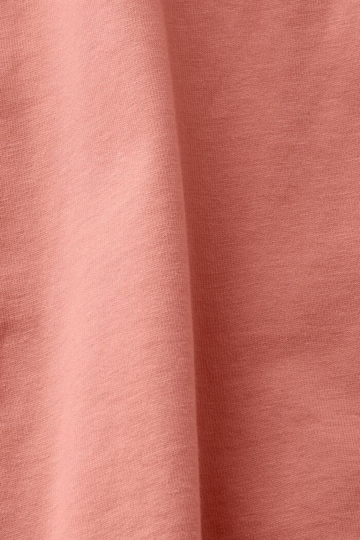 T-shirt z nadrukiem z bawełny organicznej, PINK, detail image number 4