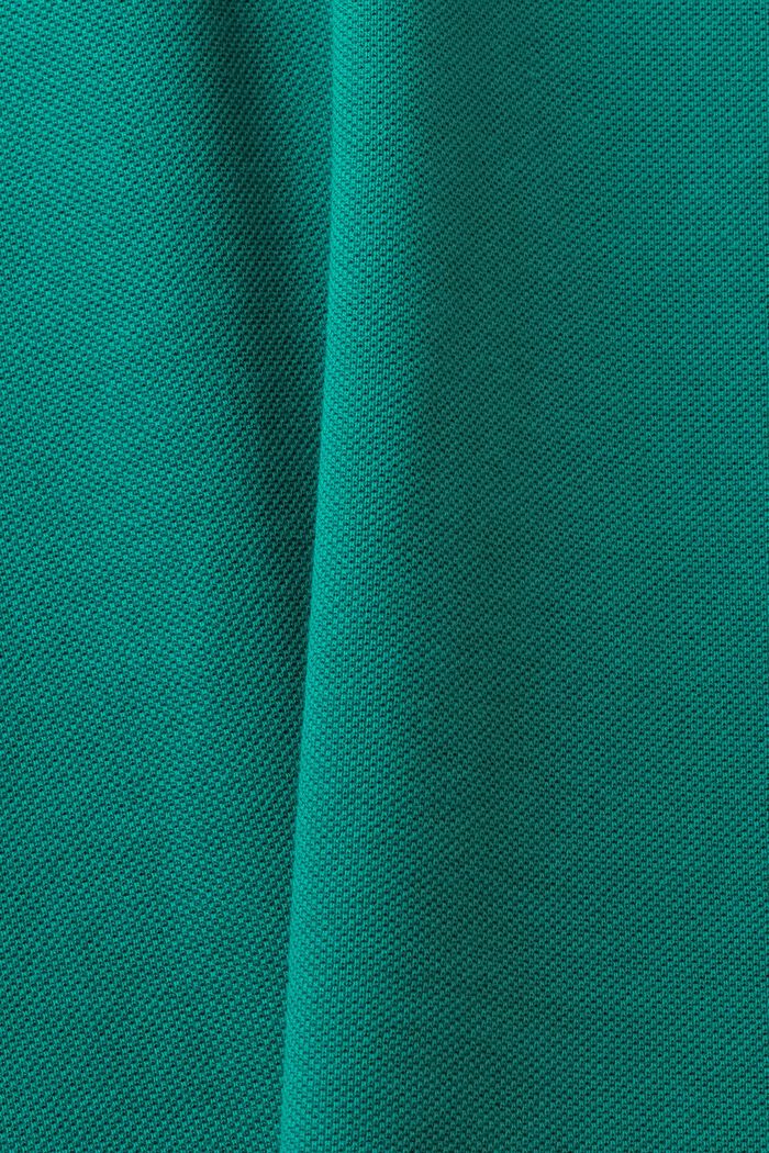 Koszulka polo, fason slim fit, EMERALD GREEN, detail image number 6