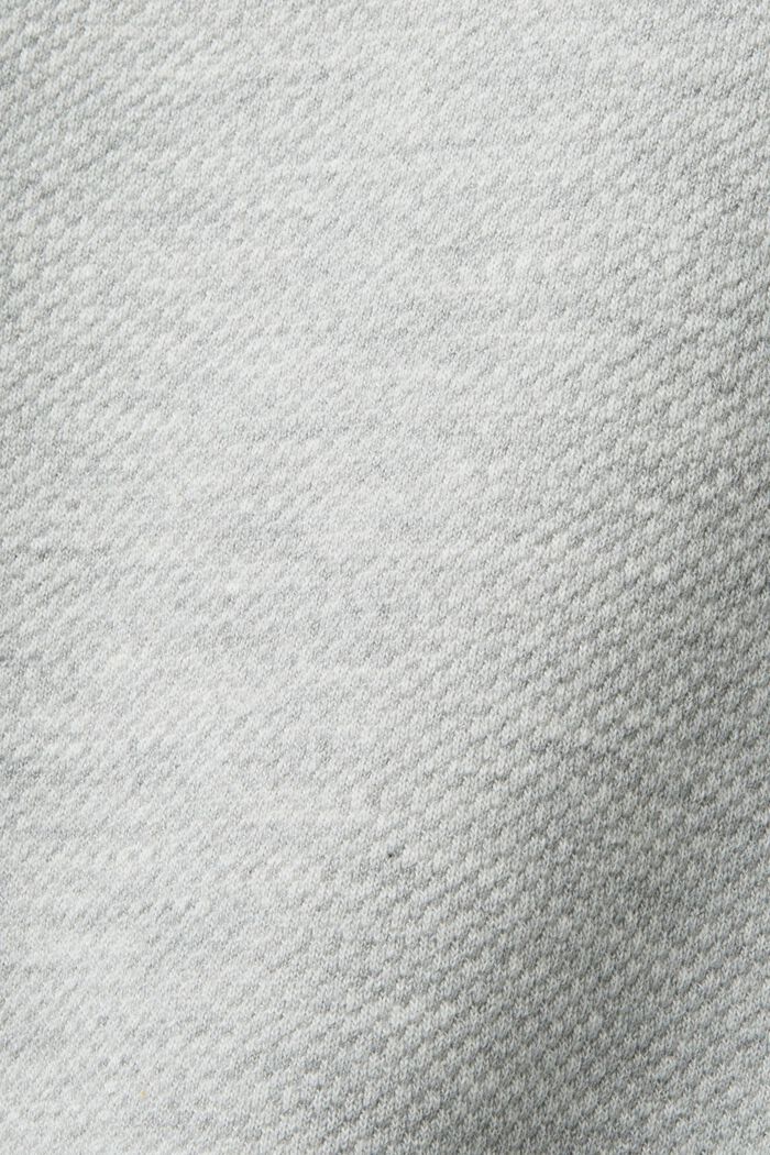 Bluza dresowa z siatkowym logo, LIGHT GREY, detail image number 5