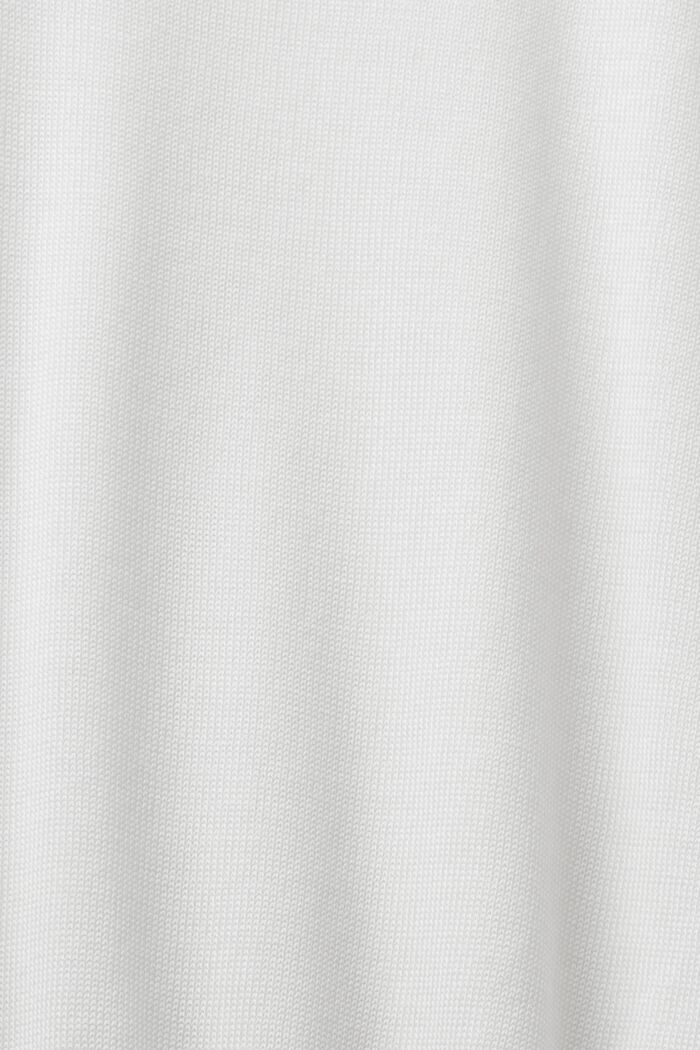 Sweter z dekoltem w serek, OFF WHITE, detail image number 4