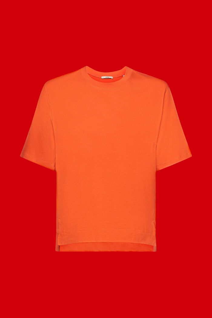 Koszulka z bawełny, ORANGE RED, detail image number 6